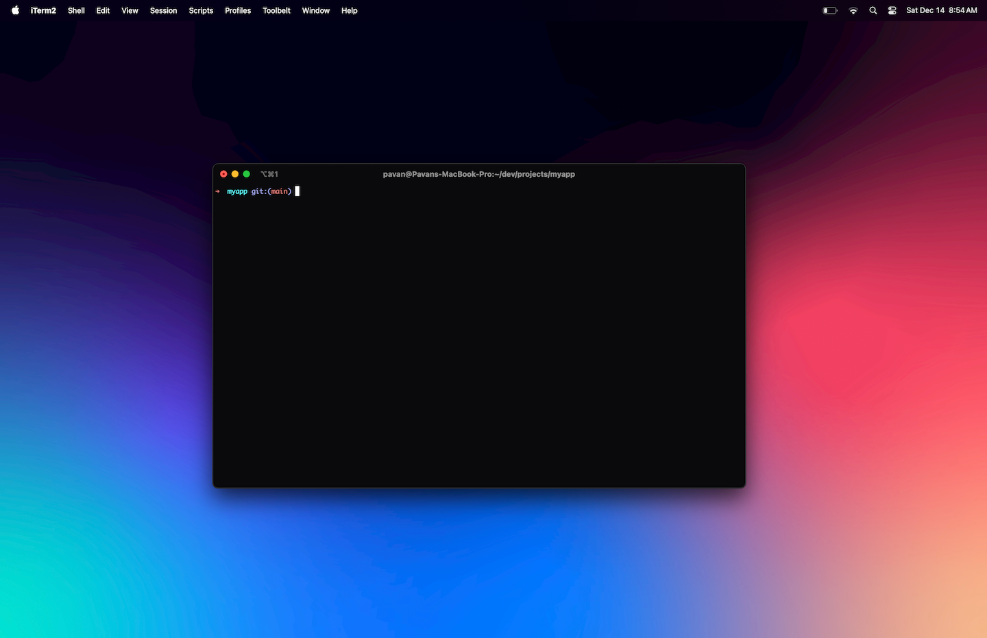 Minimal terminal setup on MacOS - pavank